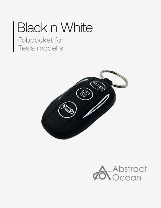 Silicone Keyring FobPocket for Tesla Model S (Multiple Colors)