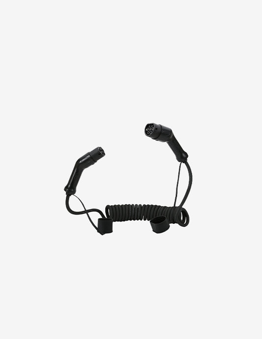 Type 2 to Type 2 EV Charging Spiral Cable
