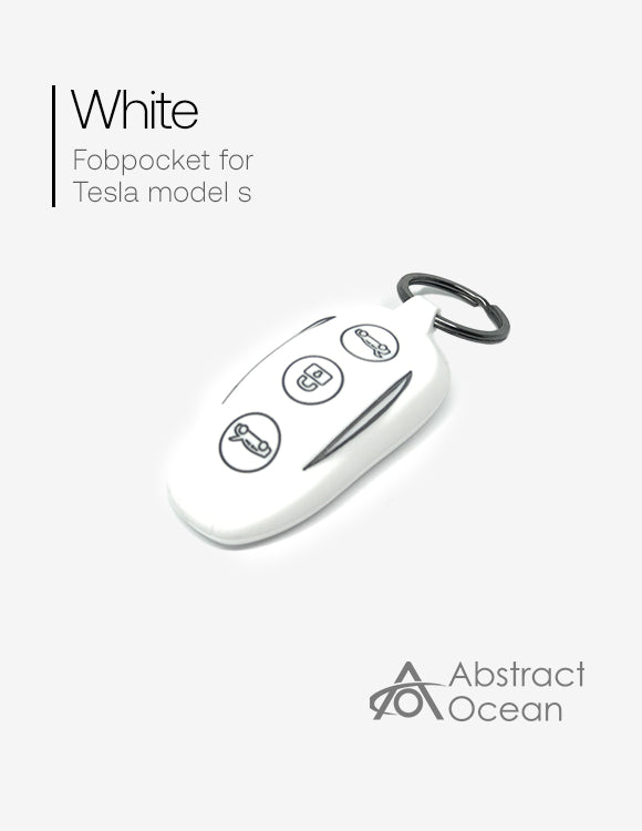 Silicone Keyring FobPocket for Tesla Model S (Multiple Colors)